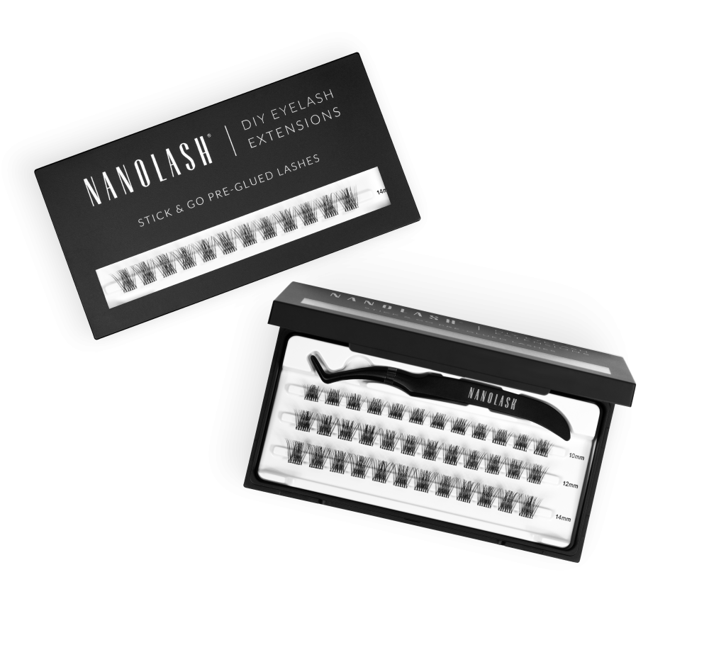 Falske øjenvipper Pre-Glued nanolash