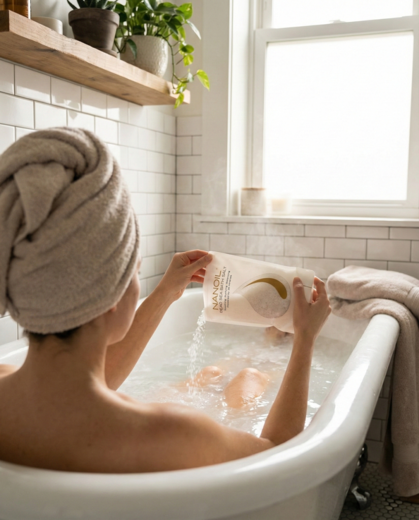 badesalt til badekar nanoil