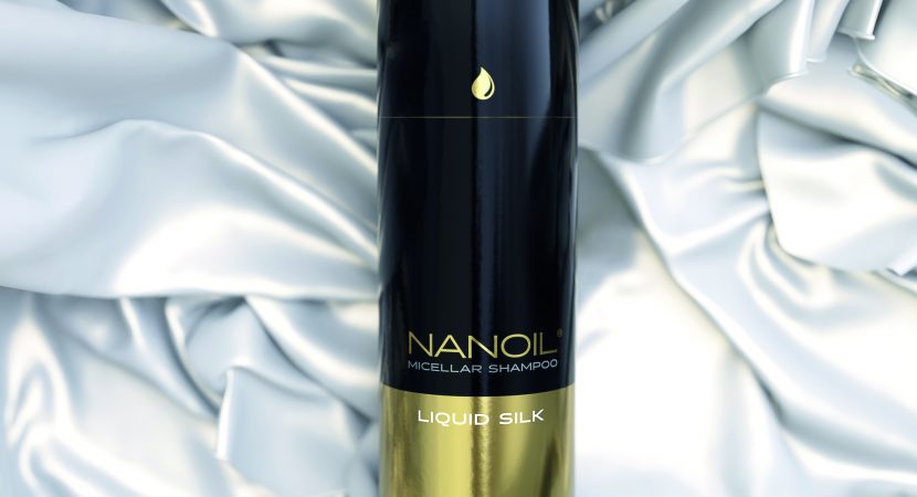 shampoo til glansløst hår med flydende silke Nanoil